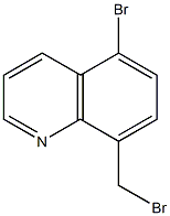5-bromo-8-(bromomethyl)quinoline 구조식 이미지