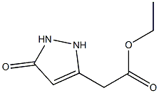 1H-Pyrazole-3-acetic acid, 2,5-dihydro-5-oxo-, ethyl ester 구조식 이미지