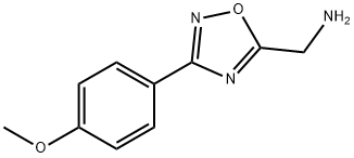 [3-(4-methoxyphenyl)-1,2,4-oxadiazol-5-yl]methanamine 구조식 이미지