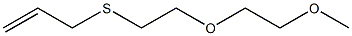 1-Propene, 3-[[2-(2-methoxyethoxy)ethyl]thio]- Structure
