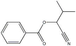 Butanenitrile, 2-(benzoyloxy)-3-methyl- Structure