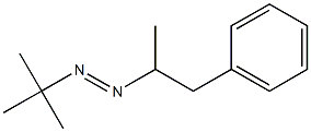 Diazene, (1,1-dimethylethyl)(1-methyl-2-phenylethyl)- Structure