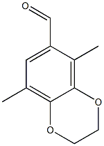 1,4-Benzodioxin-6-carboxaldehyde, 2,3-dihydro-5,8-dimethyl- 구조식 이미지