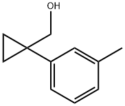 1-(3-Methylphenyl)cyclopropanemethanol 구조식 이미지