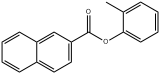 2-Naphthalenecarboxylic acid, 2-methylphenyl ester Structure