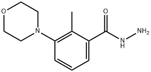 2-methyl-3-morpholin-4-ylbenzohydrazide Structure