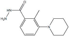 2-methyl-3-piperidin-1-ylbenzohydrazide Structure