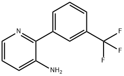 2-(3-(trifluoromethyl)phenyl)pyridin-3-amine Structure