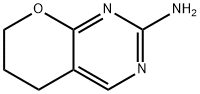 5H-Pyrano[2,3-d]pyrimidin-2-amine, 6,7-dihydro- Structure