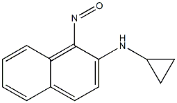 2-Naphthalenamine, N-cyclopropyl-1-nitroso- 구조식 이미지