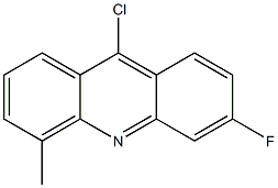 Acridine, 9-chloro-3-fluoro-5-methyl- Structure