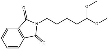 1H-Isoindole-1,3(2H)-dione, 2-(5,5-dimethoxypentyl)- Structure