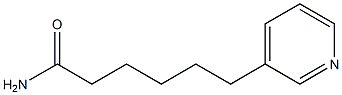 3-Pyridinehexanamide Structure