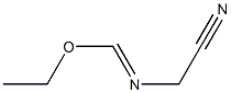 Methanimidic acid, N-(cyanomethyl)-, ethyl ester 구조식 이미지