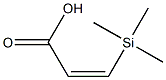 2-Propenoic acid, 3-(trimethylsilyl)-, (Z)- Structure