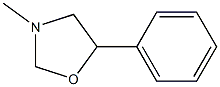 Oxazolidine, 3-methyl-5-phenyl- 구조식 이미지