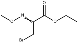 Propanoic acid, 3-bromo-2-(methoxyimino)-, ethyl ester Structure