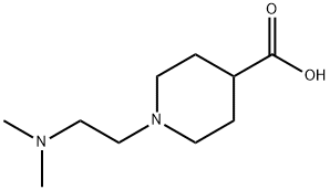 1-[2-(dimethylamino)ethyl]piperidin-1-ium-4-carboxylate Structure