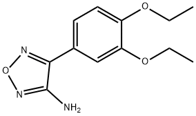 4-(3,4-diethoxyphenyl)-1,2,5-oxadiazol-3-amine 구조식 이미지