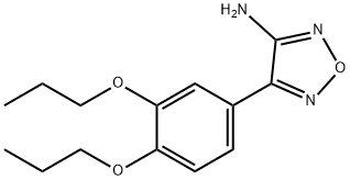 4-(3,4-Dipropoxy-phenyl)-furazan-3-ylamine Structure