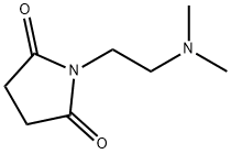 2,5-Pyrrolidinedione, 1-[2-(dimethylamino)ethyl]- Structure