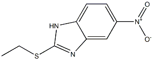 1H-Benzimidazole, 2-(ethylthio)-5-nitro- Structure