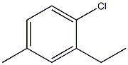 Benzene, 1-chloro-2-ethyl-4-methyl- Structure