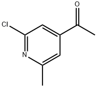 1-(2-chloro-6-methylpyridin-4-yl)ethanone Structure