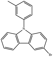 3-Bromo-9-(3-methylphenyl)-9H-carbazole Structure