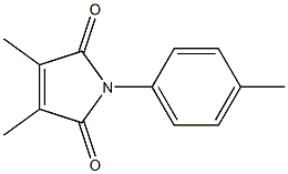 1H-Pyrrole-2,5-dione, 3,4-dimethyl-1-(4-methylphenyl)- Structure