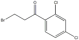 1-Propanone, 3-bromo-1-(2,4-dichlorophenyl)- Structure