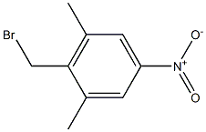 Benzene, 2-(bromomethyl)-1,3-dimethyl-5-nitro- Structure