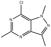 7-Chloro-1,3,5-trimethyl-1H-pyrazolo[4,3-d]pyrimidine Structure