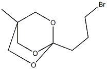 4-(3-bromopropyl)-1-methyl-3,5,8-trioxabicyclo[2.2.2]octane Structure