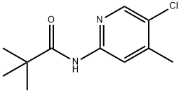 N-(5-chloro-4-methylpyridin-2-yl)pivalamide Structure