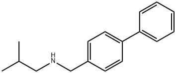 ({[1,1-biphenyl]-4-yl}methyl)(2-methylpropyl)amine 구조식 이미지