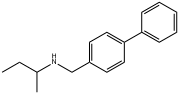({[1,1-biphenyl]-4-yl}methyl)(butan-2-yl)amine 구조식 이미지