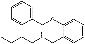 {[2-(benzyloxy)phenyl]methyl}(butyl)amine Structure