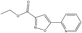 ethyl 5-(pyridin-2-yl)isoxazole-3-carboxylate Structure