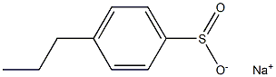 sodium:4-propylbenzenesulfinate Structure