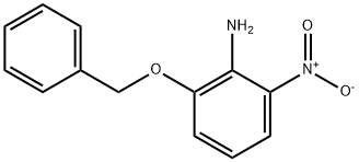 Benzenamine, 2-nitro-6-(phenylmethoxy)- 구조식 이미지