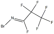 Propanimidoyl fluoride, N-bromo-2,2,3,3,3-pentafluoro-, (Z)- 구조식 이미지