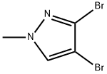 3,4-dibromo-1-methylpyrazole Structure