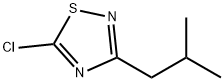5-chloro-3-(2-methylpropyl)-1,2,4-thiadiazole 구조식 이미지
