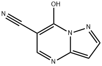 7-Hydroxypyrazolo[1,5-a]pyrimidine-6-carbonitrile 구조식 이미지