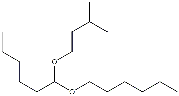 HEXANAL HEXYL ISOAMYL ACETAL 구조식 이미지