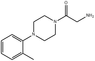 2-amino-1-[4-(2-methylphenyl)piperazin-1-yl]ethan-1-one 구조식 이미지