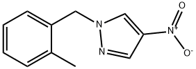 1-[(2-methylphenyl)methyl]-4-nitro-1H-pyrazole 구조식 이미지