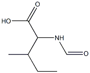 2-formamido-3-methyl-pentanoic acid Structure