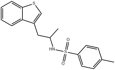 N-[1-(1-benzothiophen-3-yl)propan-2-yl]-4-methylbenzenesulfonamide Structure
